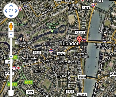 London / Google maps